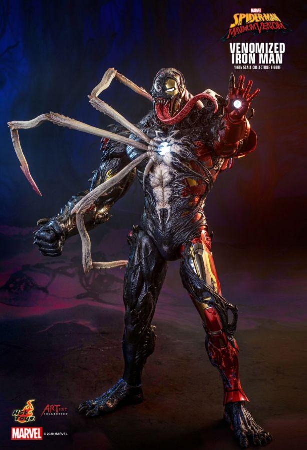 Spider-Man Maximum Venom - Venomized Iron Man 1:6 Scale 12" Action Figure - Image 2