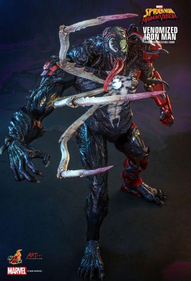 Spider-Man Maximum Venom - Venomized Iron Man 1:6 Scale 12" Action Figure - Image 3
