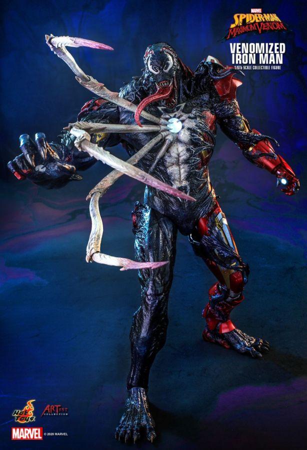 Spider-Man Maximum Venom - Venomized Iron Man 1:6 Scale 12" Action Figure - Image 4