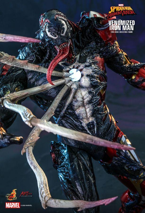 Spider-Man Maximum Venom - Venomized Iron Man 1:6 Scale 12" Action Figure - Image 5