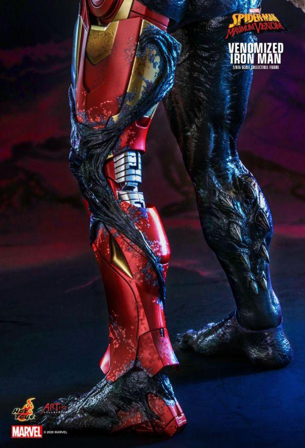 Spider-Man Maximum Venom - Venomized Iron Man 1:6 Scale 12" Action Figure - Image 6