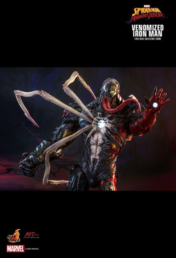 Spider-Man Maximum Venom - Venomized Iron Man 1:6 Scale 12" Action Figure - Image 7