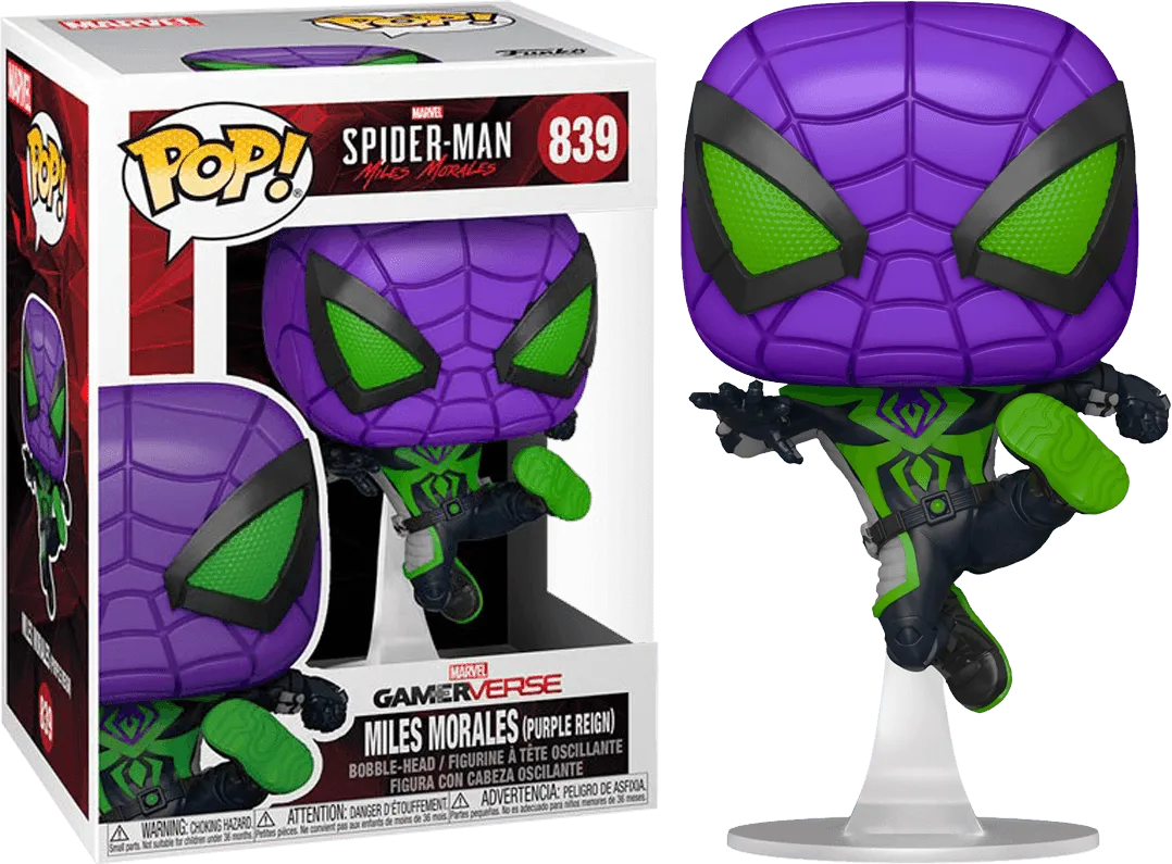 Marvel's Spider-Man: Miles Morales - Purple Reign Pop! Vinyl