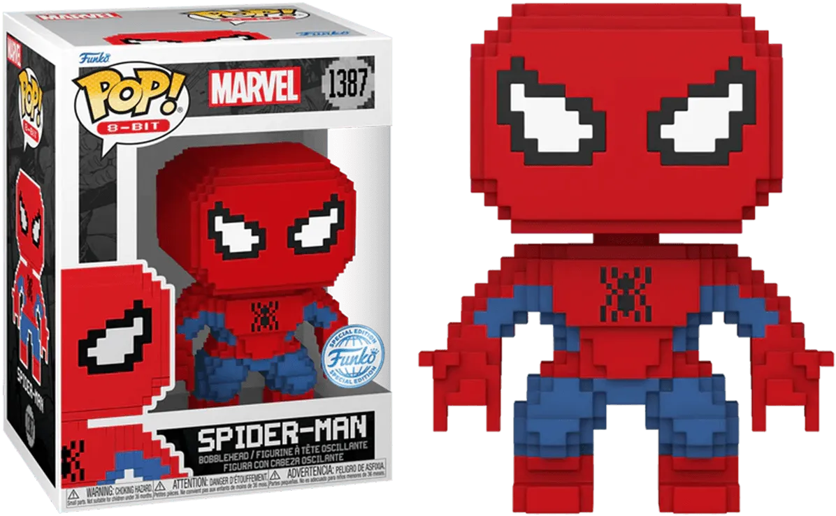 Spider-Man - Spider-Man 8-Bit US Exclusive Pop! Vinyl [RS]