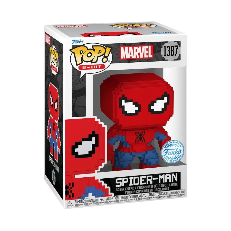 Spider-Man - Spider-Man 8-Bit US Exclusive Pop! Vinyl [RS] - Image 3