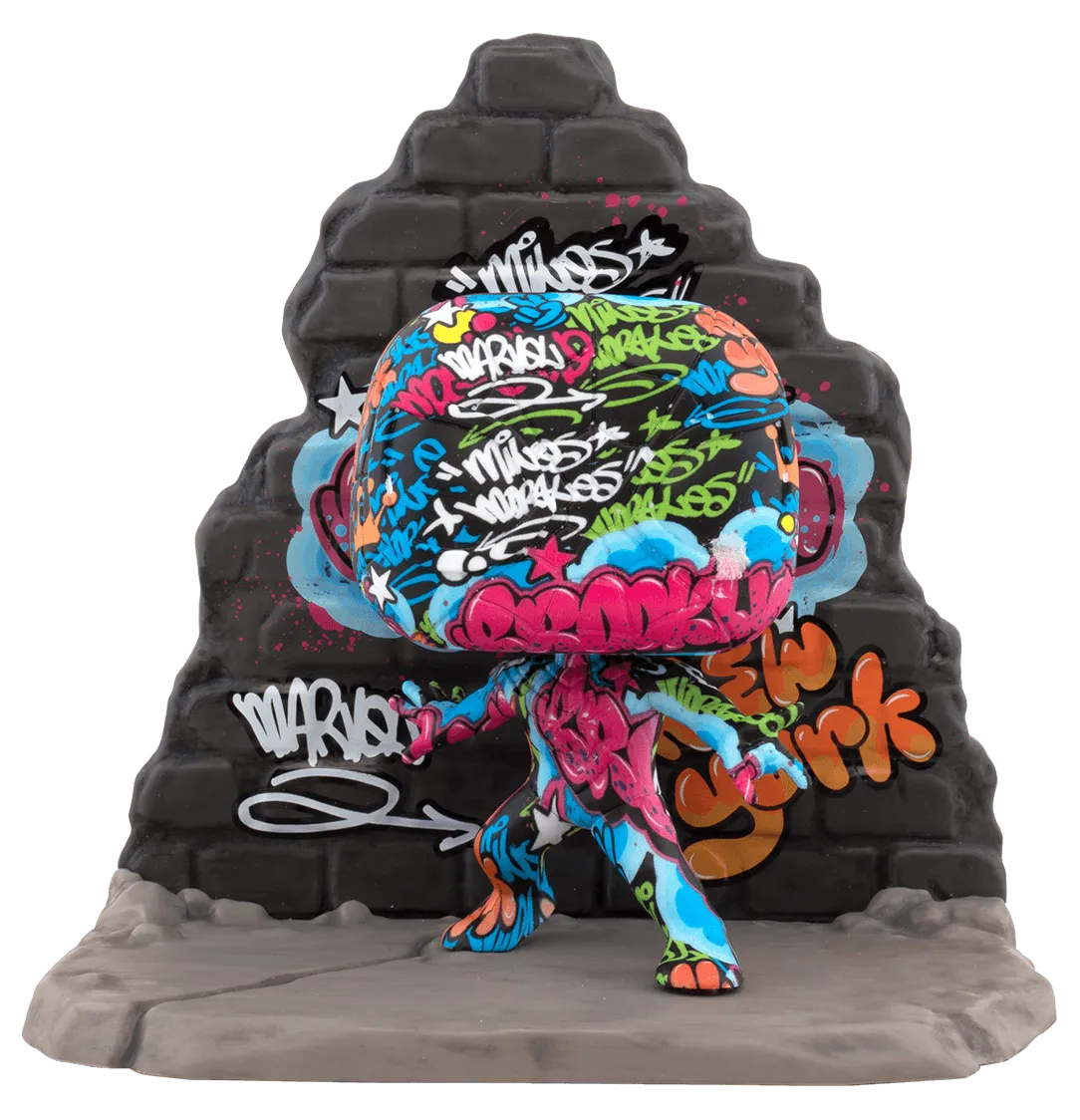 Marvel Street Art Collection - Miles Morales NYCC 2020 US Exclusive Pop! Deluxe - Image 2