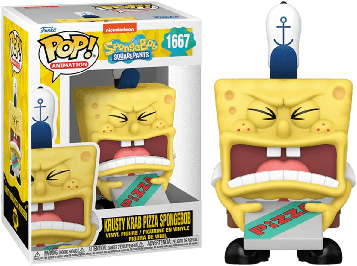 Spongebob: 25th Anniversary - Krusty Krab Pizza Spongebob Pop! Vinyl