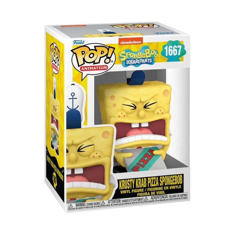Spongebob: 25th Anniversary - Krusty Krab Pizza Spongebob Pop! Vinyl - Image 3