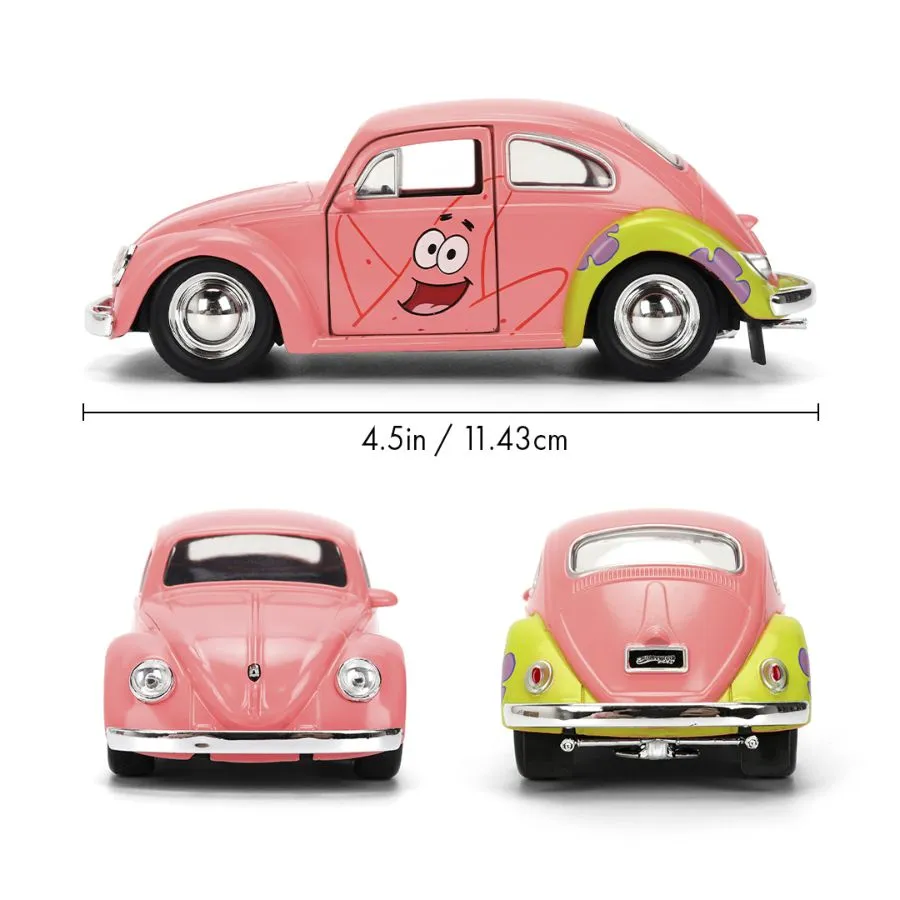 Spongebob Squarepants - 1:32 1959 VW Beetle Diecast Vehicle - Image 6
