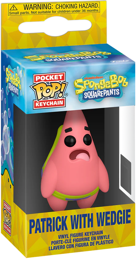 SpongeBob SquarePants - Patrick with Wedgie US Exclusive Pop! Keychain [RS] - Image 4