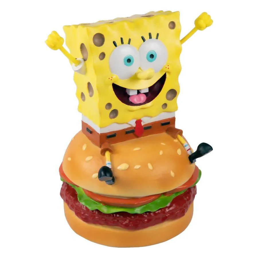 Spongebob SquarePants - SpongeBob on Hamburger Resin Statue - Image 2