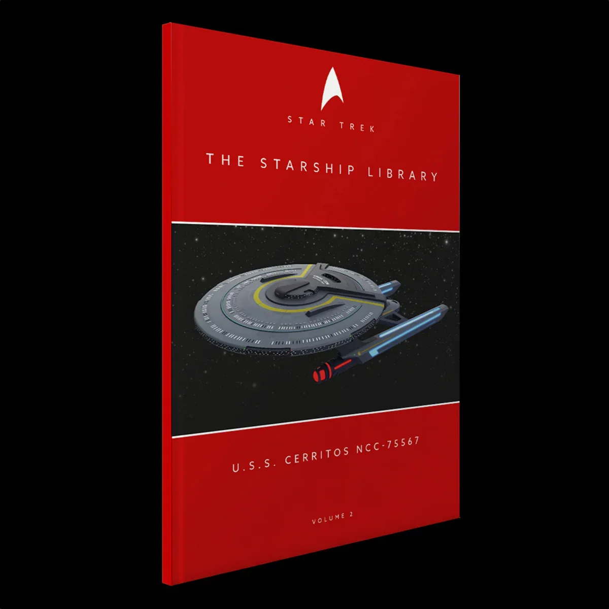 Star Trek: Lower Decks - U.S.S. Cerritos NCC-75667 Diecast Ship & Book - Image 4