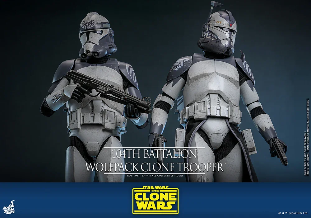 Star Wars - 104th Battalion Wolfpack Clone Trooper 1:6 Scale Collectable Action Figure - Image 10
