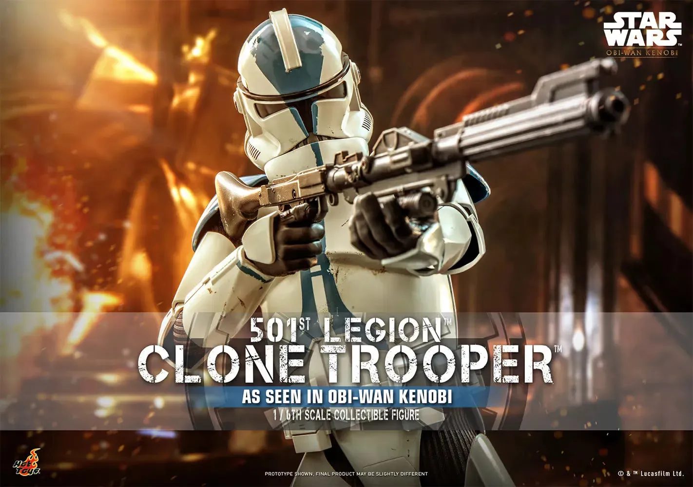 Star Wars - 501St Legion Clone Trooper 1:6 Scale Collectable Action Figure - Image 2