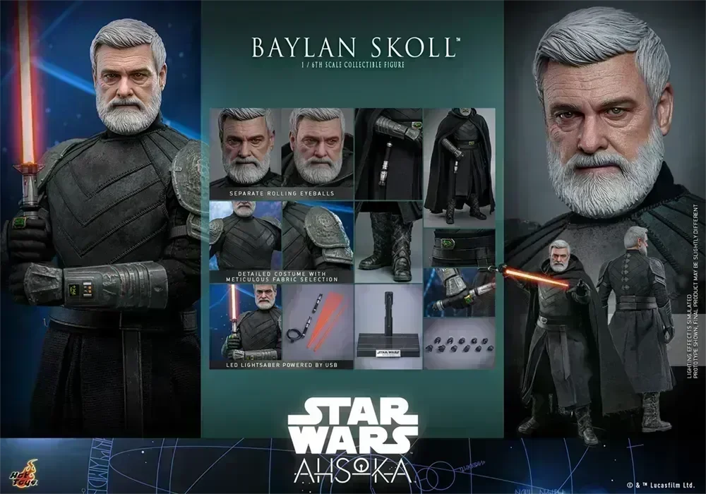 Star Wars: Ahsoka - Baylan Skoll 1:6 Scale Collectable Action Figure - Image 20