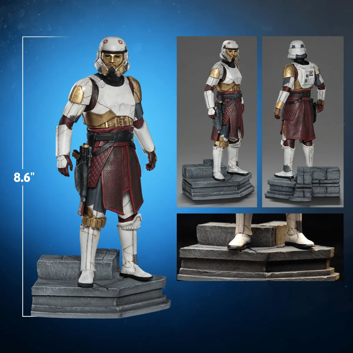 Star Wars: Ahsoka - Captain Enoch 1:10 Statue - Image 3