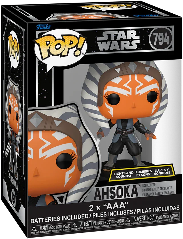 Star Wars - Ahsoka (Light Up) 6" Pop! Vinyl - Image 4