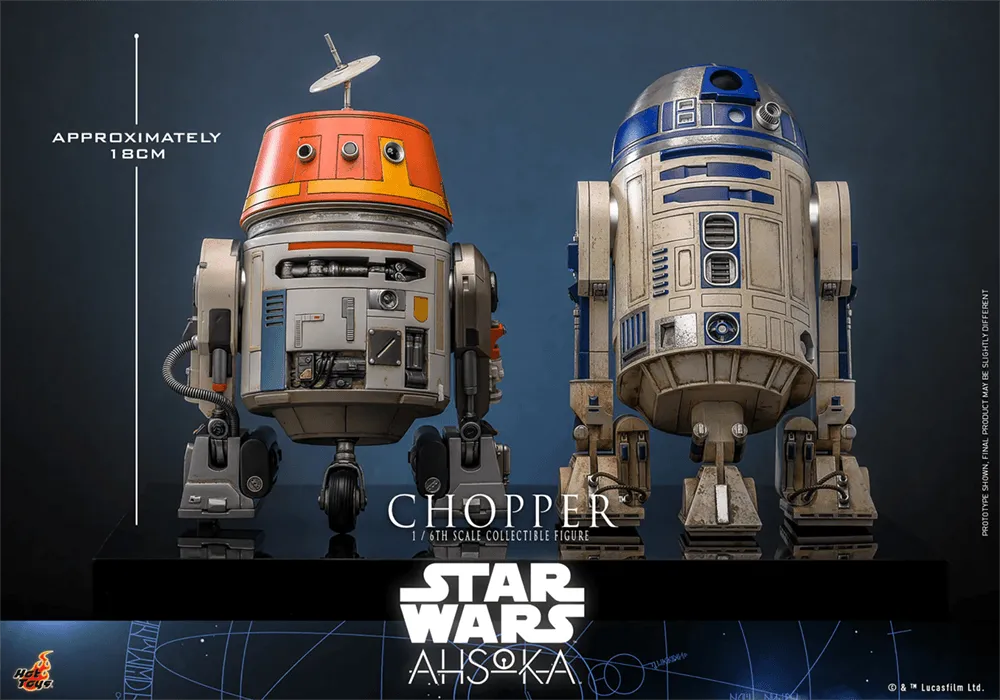 Star Wars: Ahsoka (TV) - Chopper 1:6 Scale Collectable Action Figure - Image 16