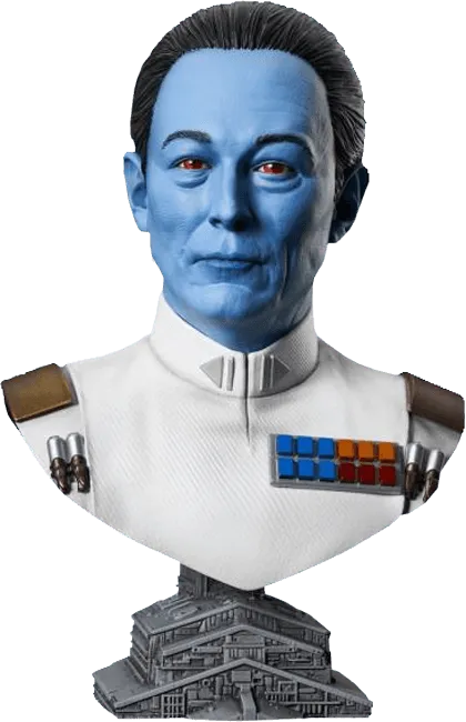 Star Wars : Ahsoka (TV) - Grand Admiral Thrawn 1:2 Scale Bust