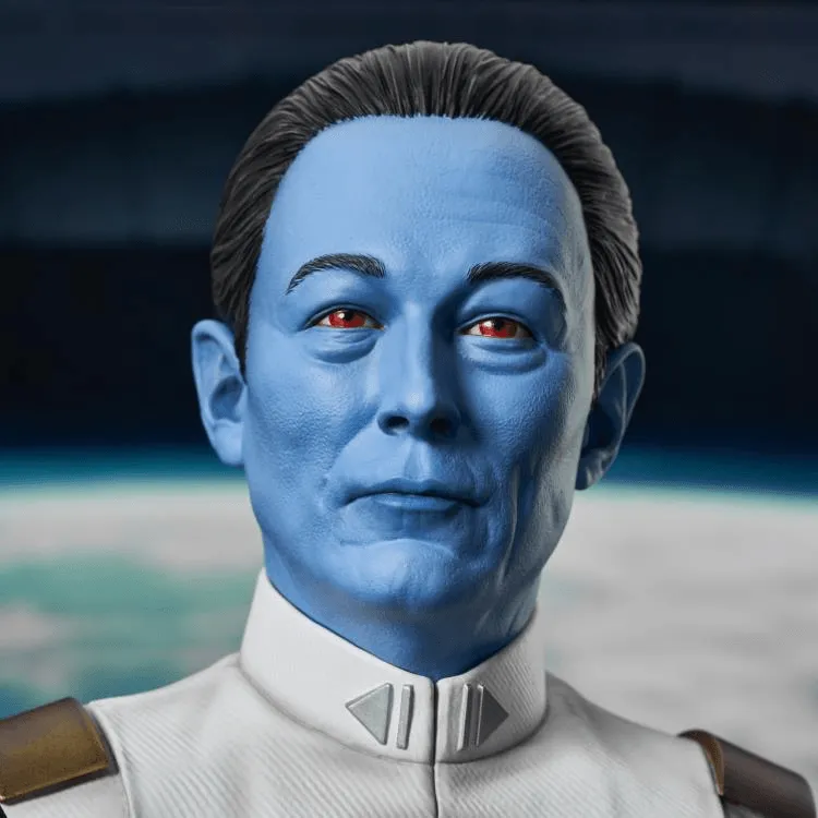 Star Wars : Ahsoka (TV) - Grand Admiral Thrawn 1:2 Scale Bust - Image 8