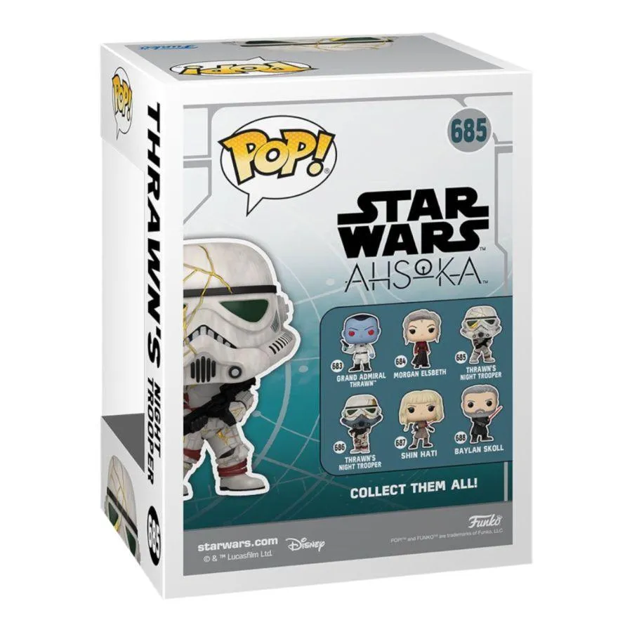Star Wars: Ahsoka (TV) - Thrawn's Night Trooper (White/Gold Helmet) Pop! Vinyl - Image 4