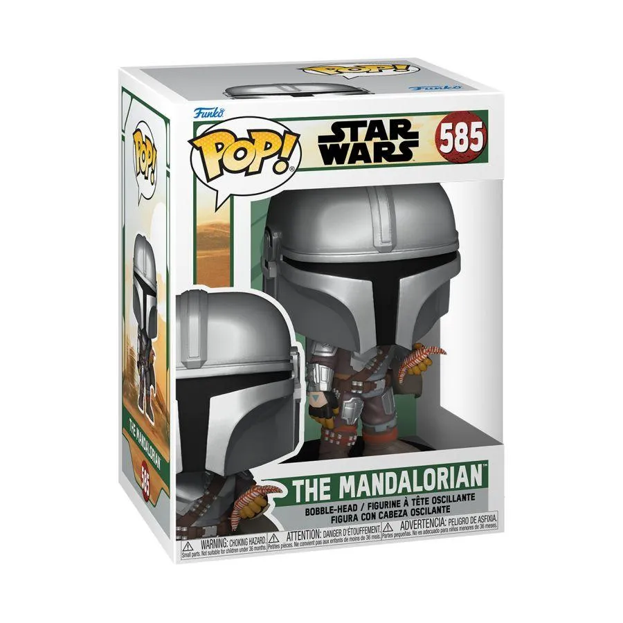 Star Wars: Book of Boba Fett - Mandalorian with Pouch Pop! Vinyl - Image 3