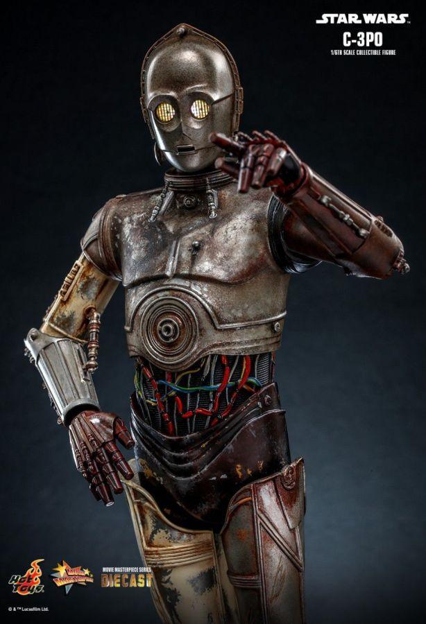 Star Wars - C-3PO Attack of the Clones 1:6 Scale 12" Diecast Action Figure - Image 3