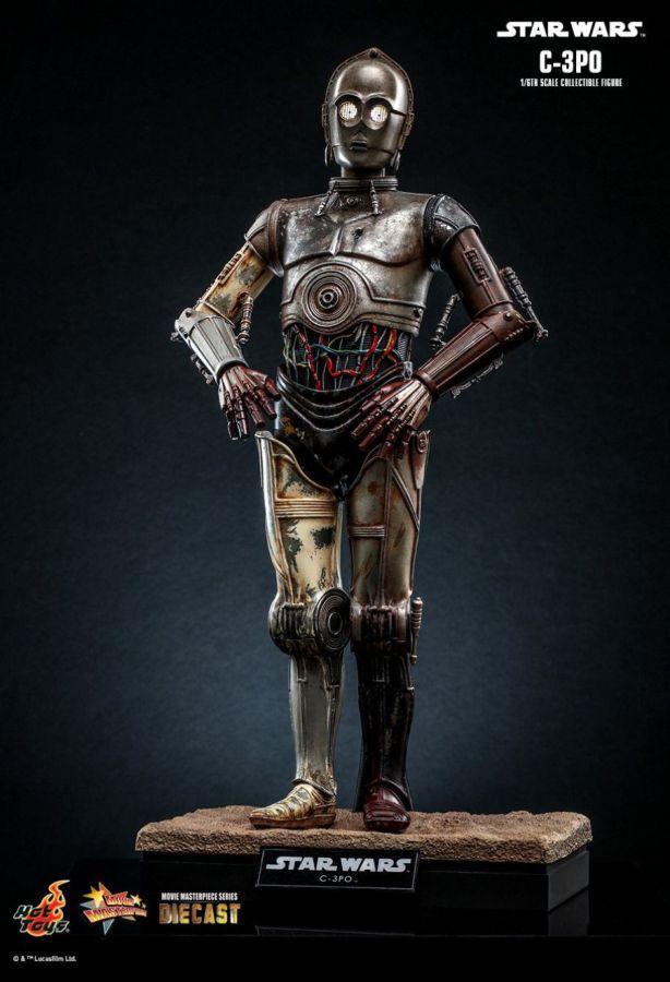 Star Wars - C-3PO Attack of the Clones 1:6 Scale 12" Diecast Action Figure - Image 6