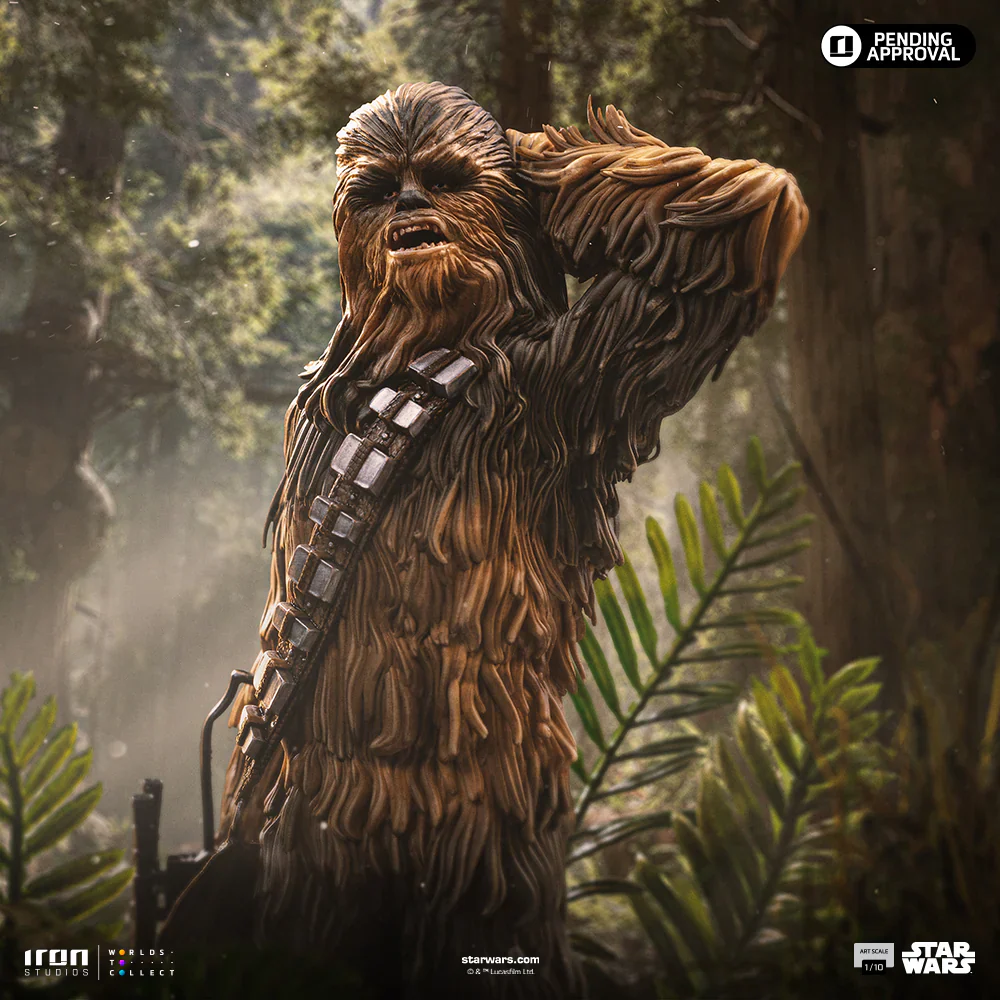 Star Wars - Chewbacca & Tokkat 1:10 Scale Statue - Image 2