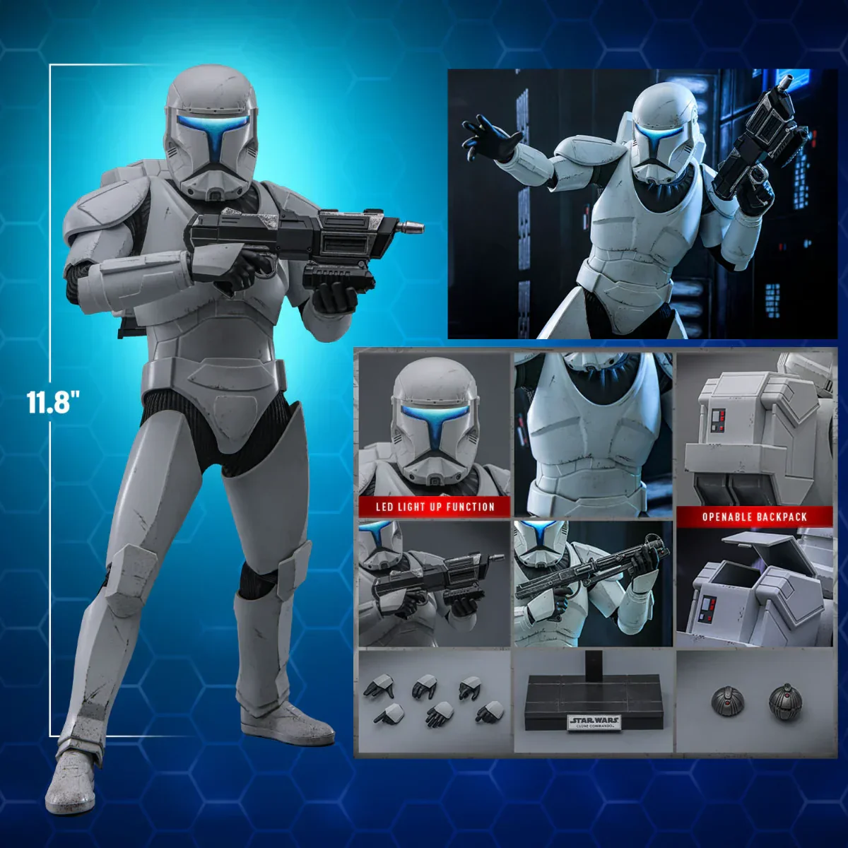 Star Wars - Clone Commando 1:6 Scale Collectible Action Figure - Image 2