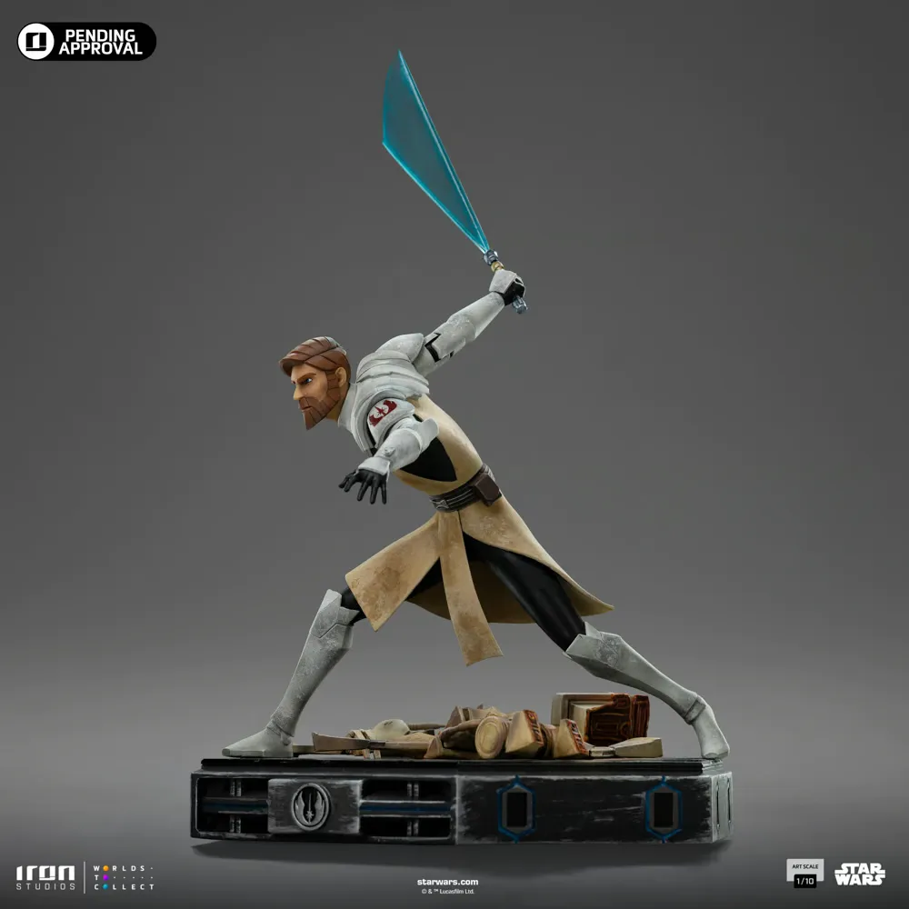 Star Wars: Clone Wars - Obi-Wan Kenobi 1:10 Scale Statue - Image 8
