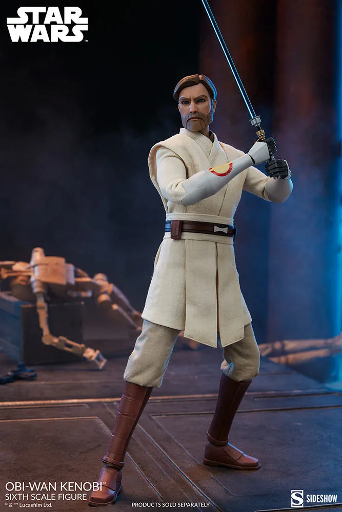 Star Wars: Clone Wars - Obi-Wan Kenobi 1:6 Scale 12" Action Figure - Image 2