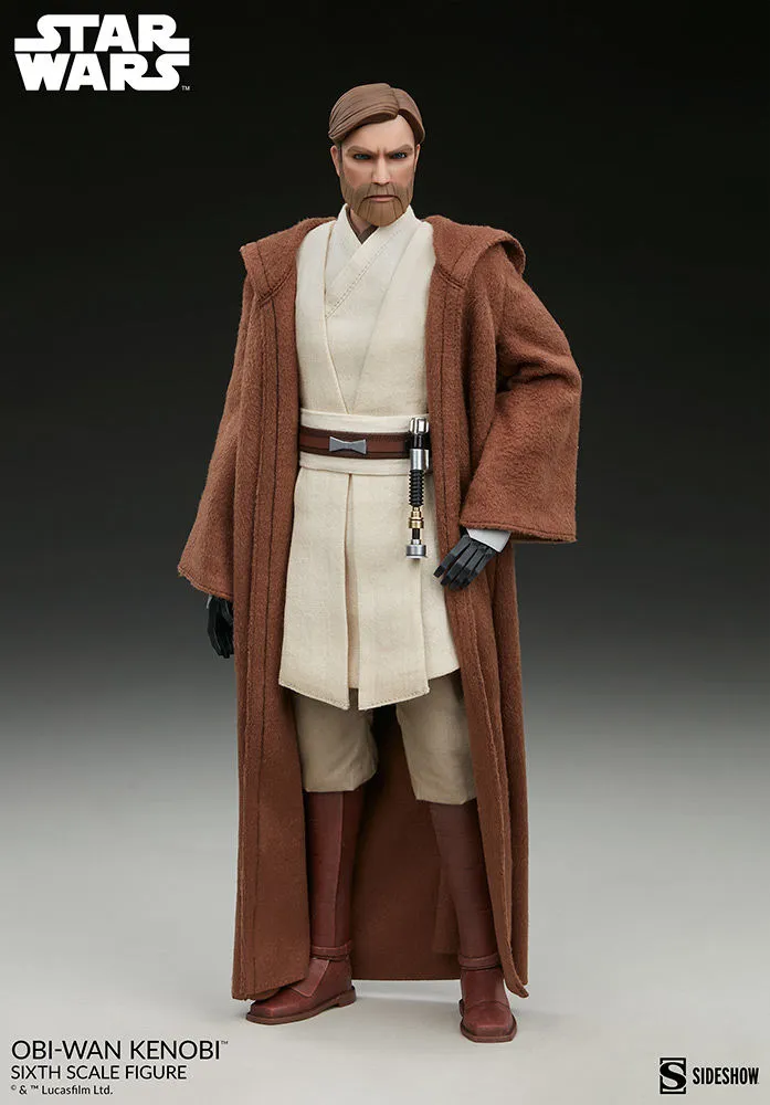 Star Wars: Clone Wars - Obi-Wan Kenobi 1:6 Scale 12" Action Figure - Image 9