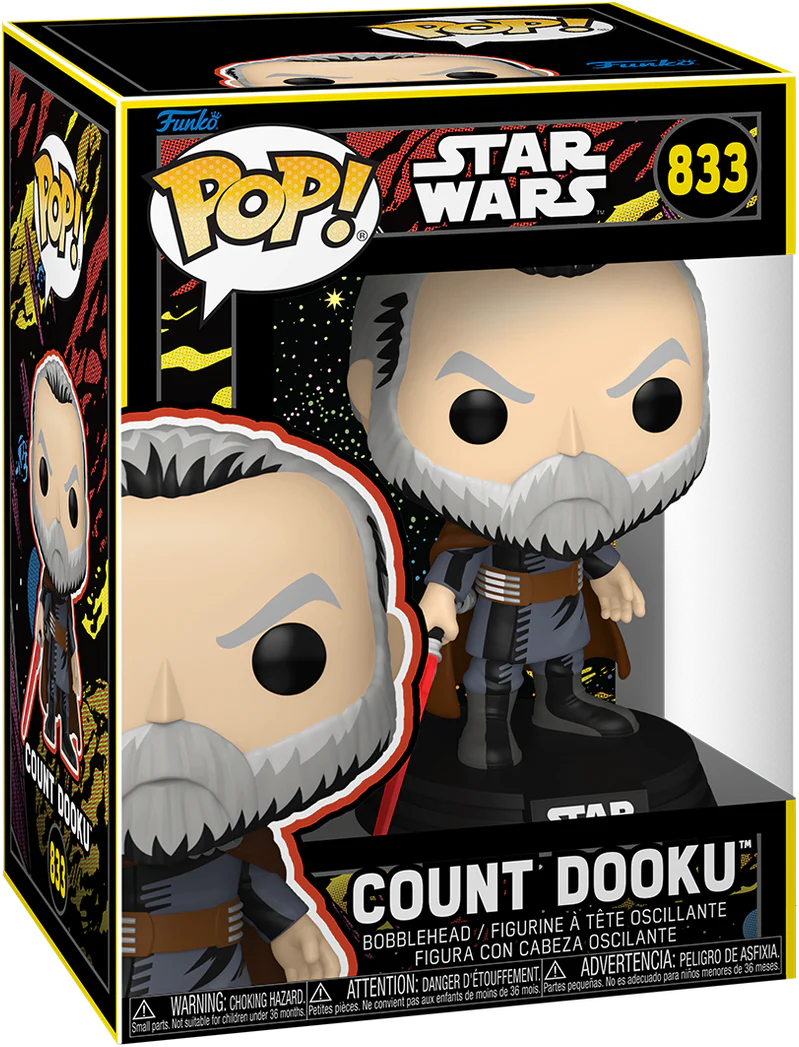 Star Wars - Count Dooku (Retro) Pop! Vinyl - Image 3