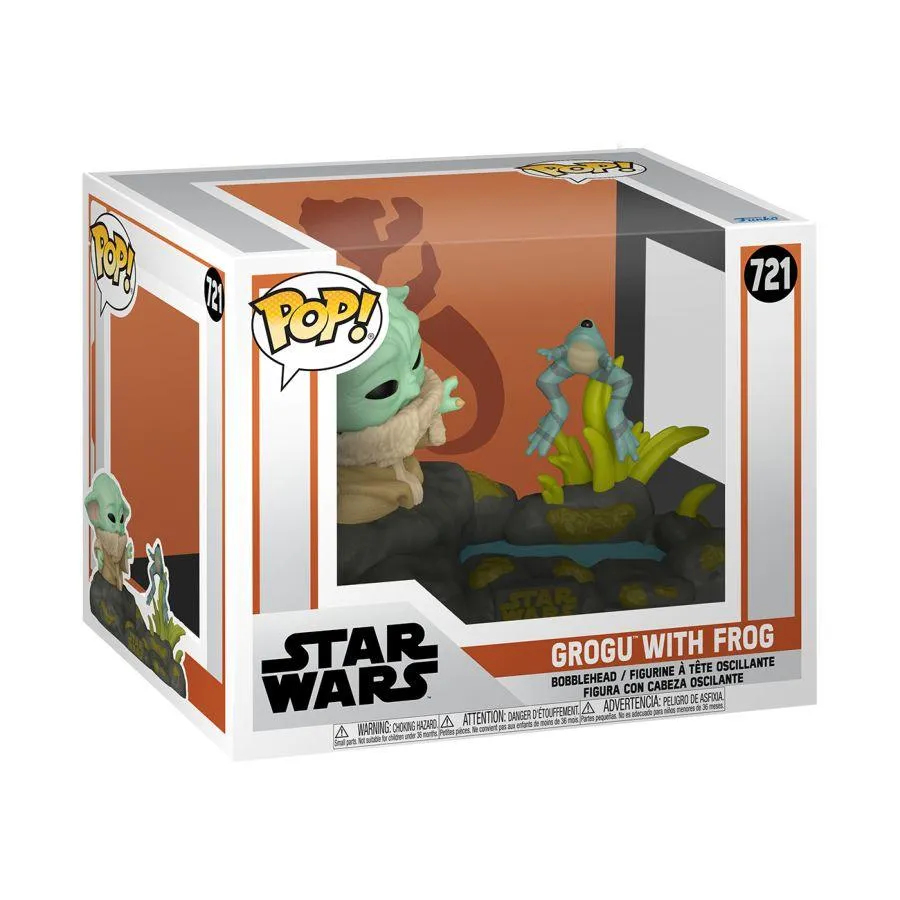 Star Wars - Din Grogu with Frog Pop! Deluxe - Image 3
