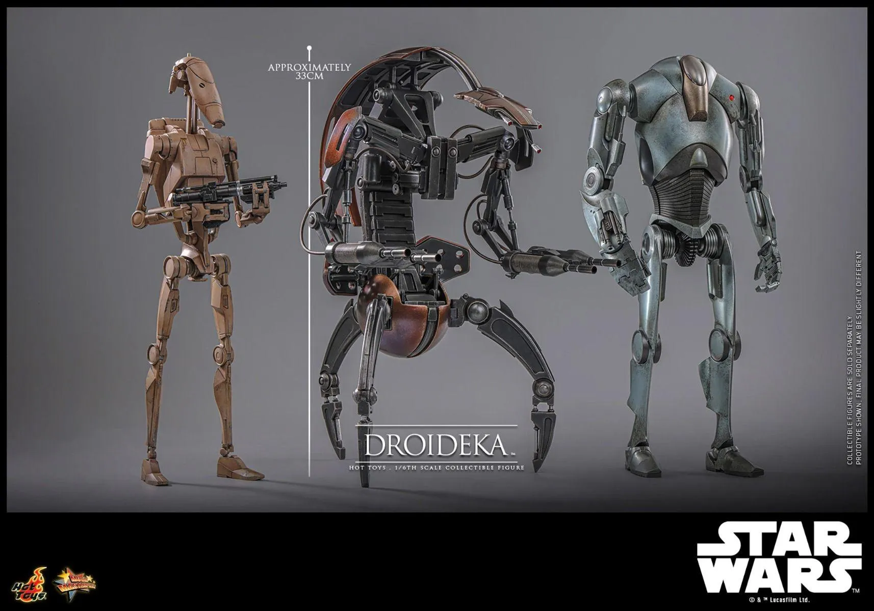 Star Wars Episode 1: The Phantom Menace - Droideka 1:6 Scale Collectable Action Figure - Image 17