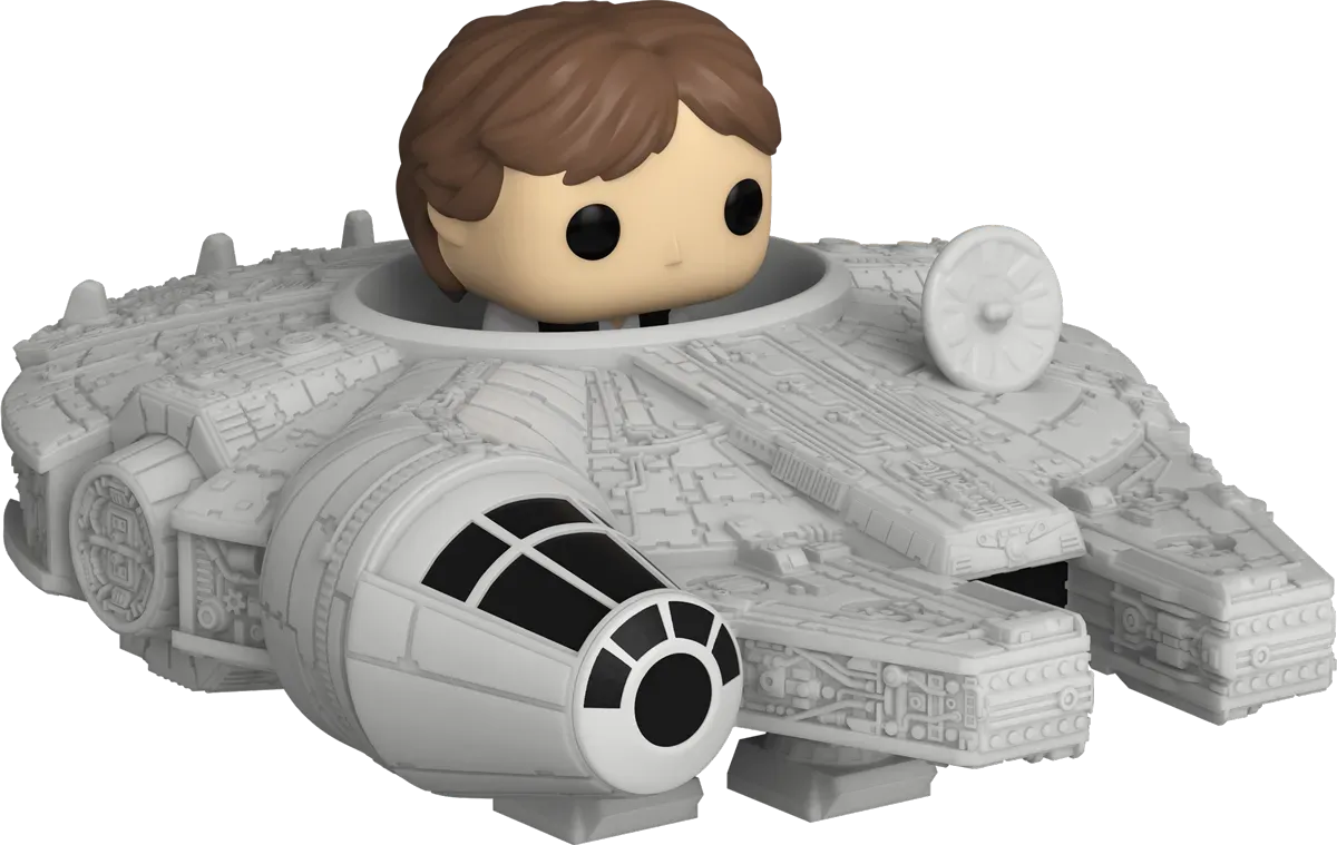 Star Wars - Han Solo with Millenium Falcon Bitty Pop! Ride - Image 2