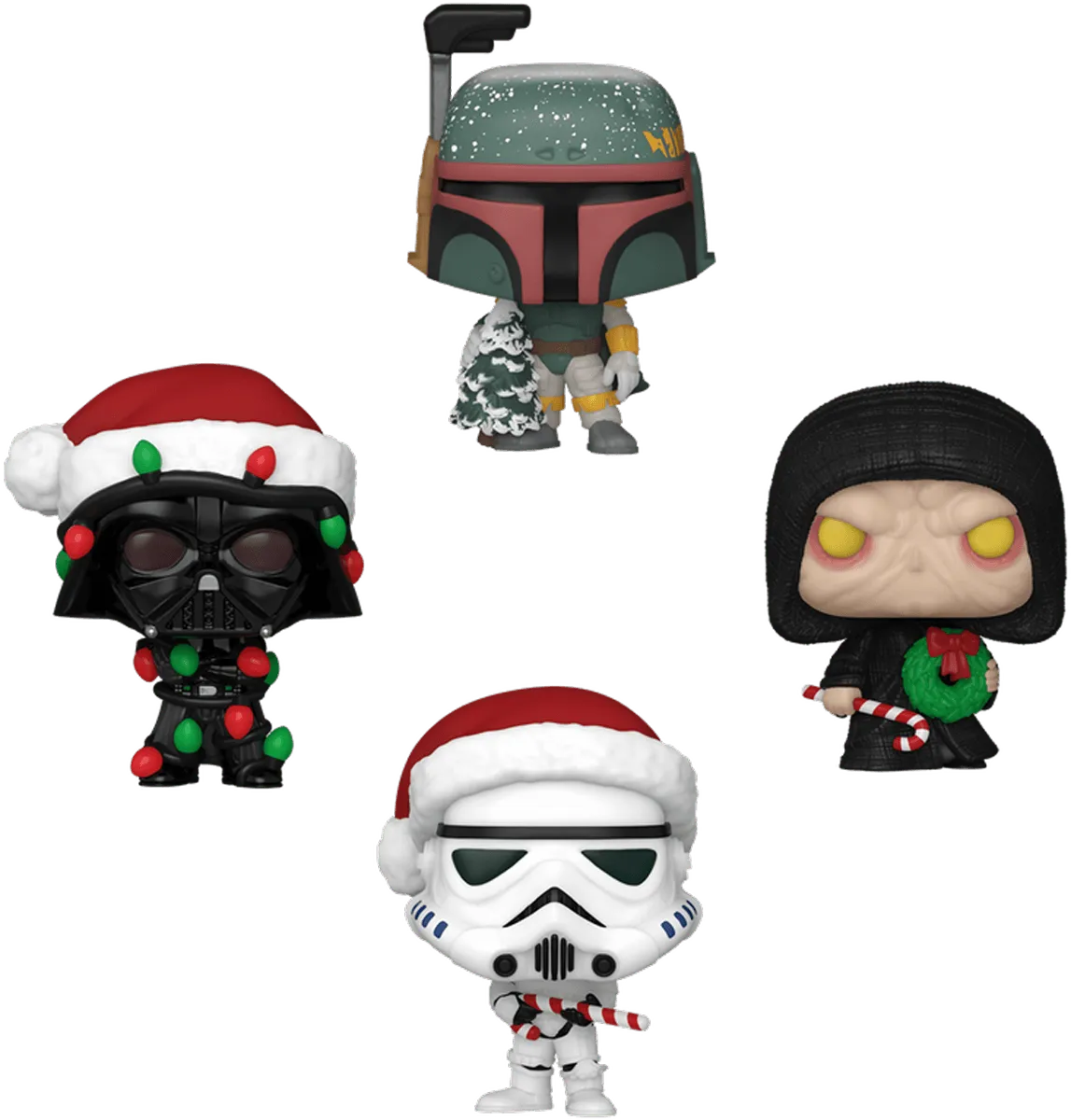 Star Wars - Holiday Tree Box Pocket Pop! 4-Pack - Image 2