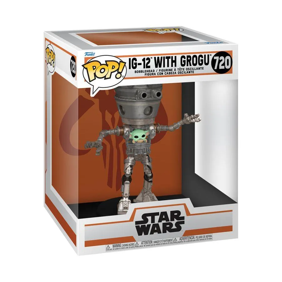 Star Wars - IG-12 with Grogu Pop! Deluxe - Image 3