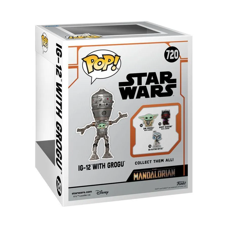 Star Wars - IG-12 with Grogu Pop! Deluxe - Image 4