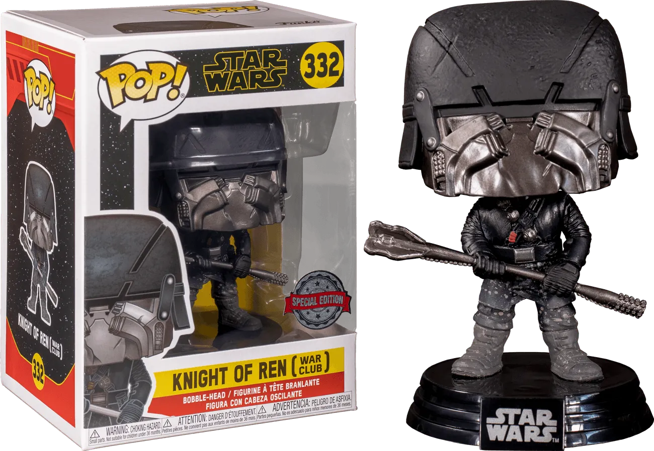 Star Wars - Knight of Ren War Club Episode IX Rise of Skywalker US Exclusive Pop! Vinyl
