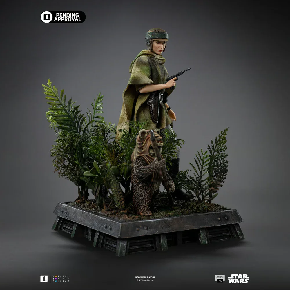 Star Wars - Leia and Wicket 1:10 Scale Statue - Image 12