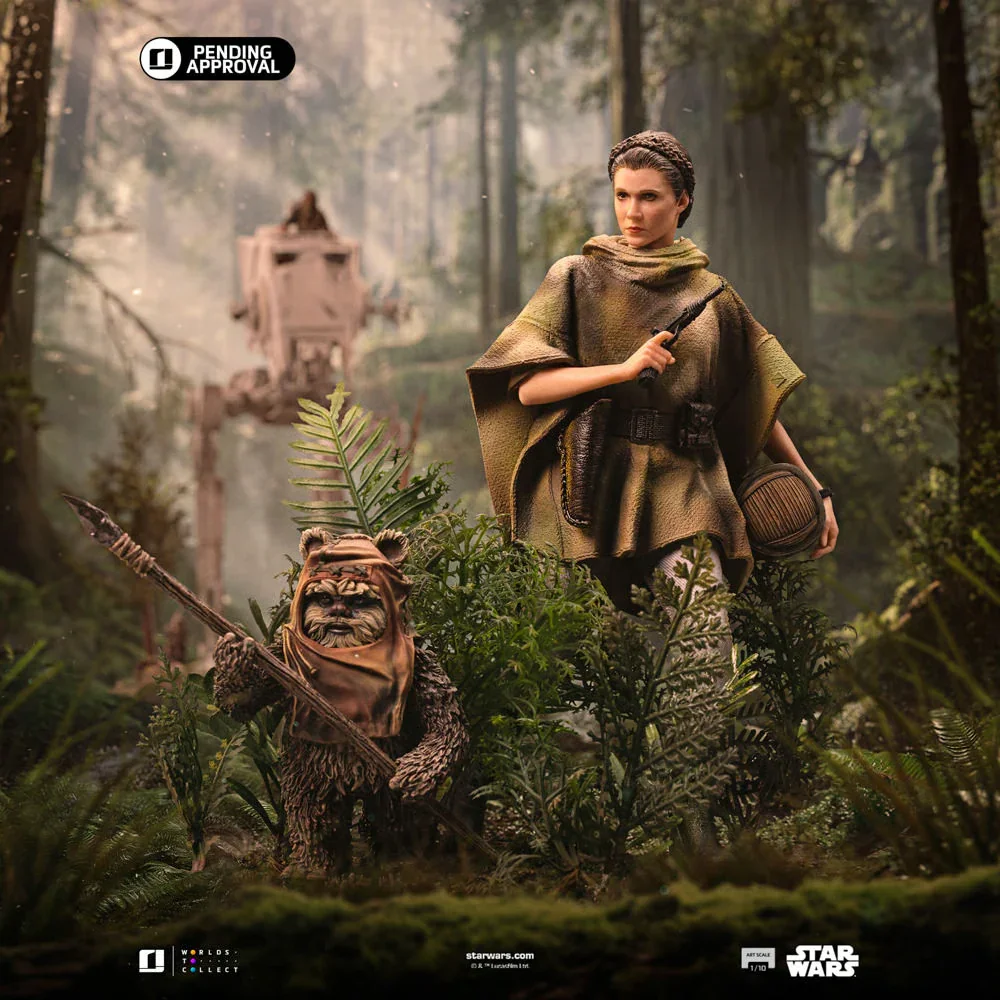 Star Wars - Leia and Wicket 1:10 Scale Statue - Image 2