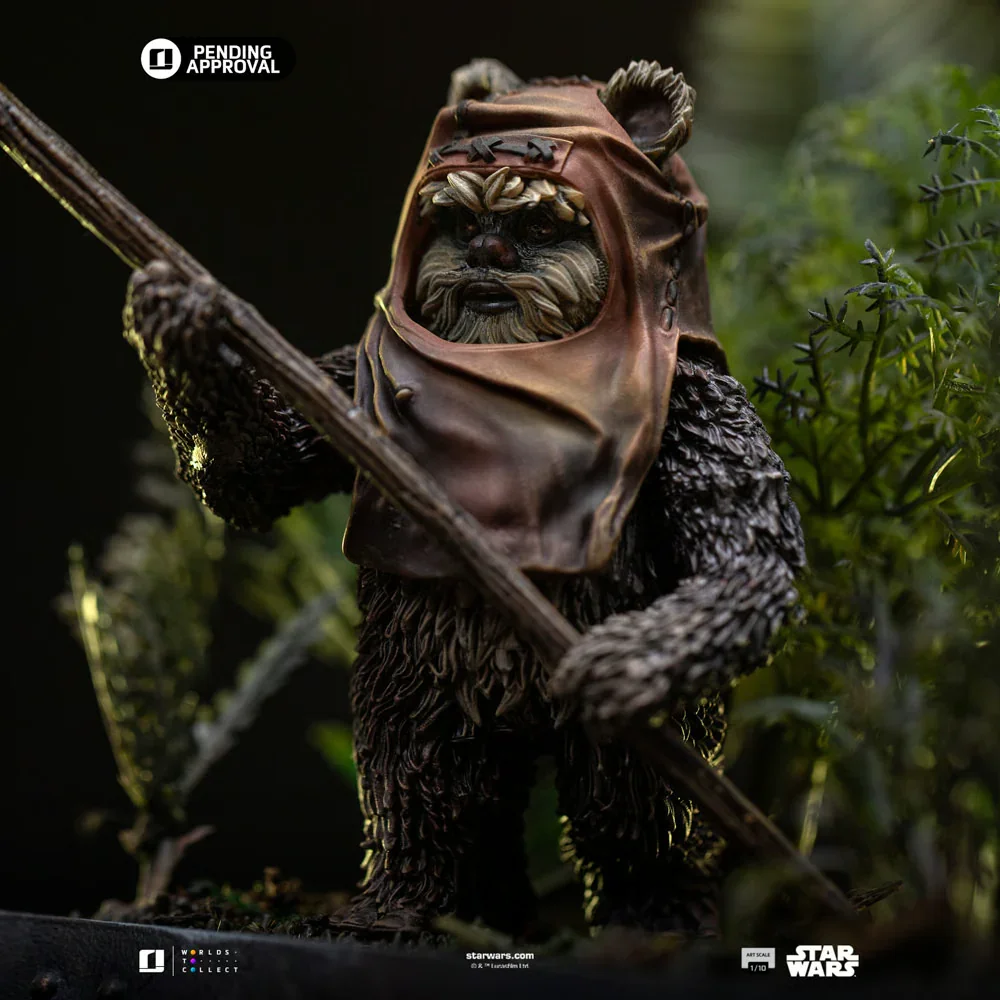 Star Wars - Leia and Wicket 1:10 Scale Statue - Image 5