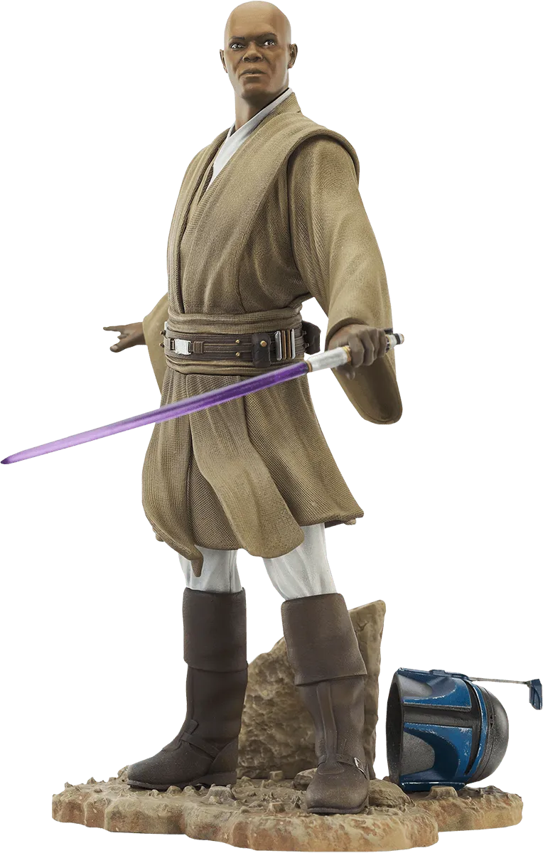 Star Wars - Mace Windu Attack of the Clones Premier Statue