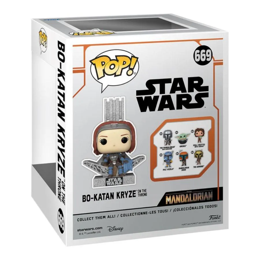 Star Wars: Mandalorian - Bo-Katan Kryze on Throne Pop! Vinyl Deluxe - Image 3