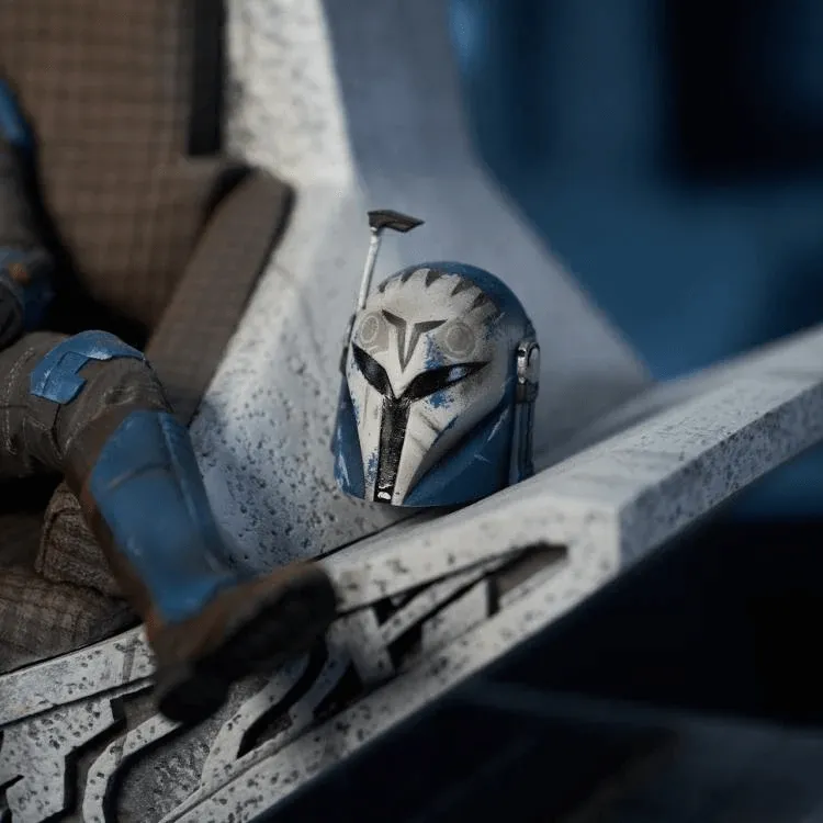 Star Wars: Mandalorian - Bo-Katan on Throne Statue - Image 10