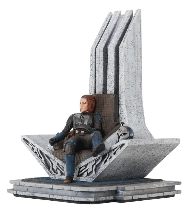 Star Wars: Mandalorian - Bo-Katan on Throne Statue - Image 17