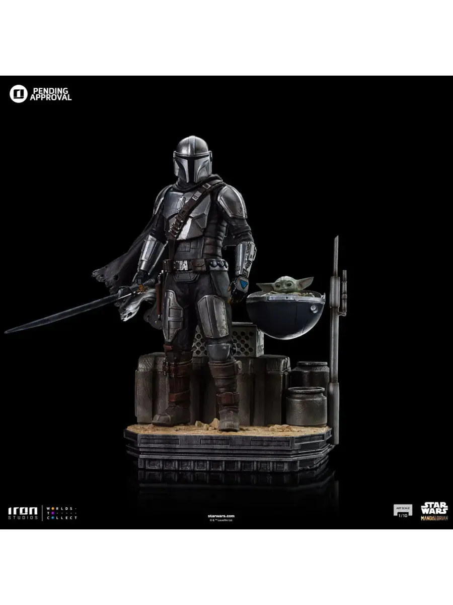Star Wars: Mandalorian - Din Djarin & Din Grogu 1:10 Scale Statue - Image 2