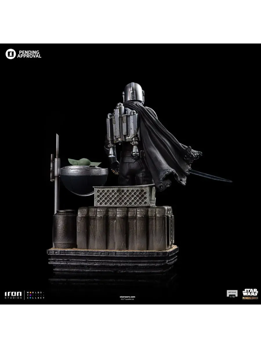 Star Wars: Mandalorian - Din Djarin & Din Grogu 1:10 Scale Statue - Image 5